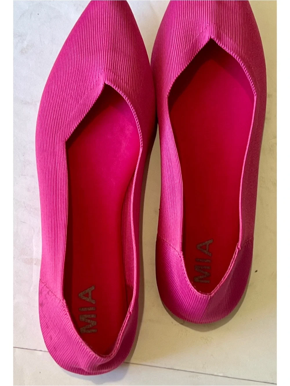 MIA Kerri Pointed Toe Flat Shoes in Hot Pink US Women’s 8.5
